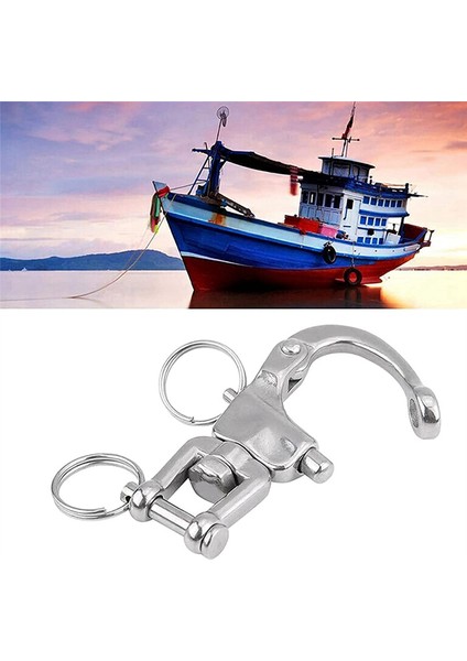 316 Paslanmaz Çelik Döner Shackle Çatal Sabit Yay Evrensel Döner Deniz Hızlı Bağlantılar Için Sökme Tokası (Yurt Dışından) fiyatları