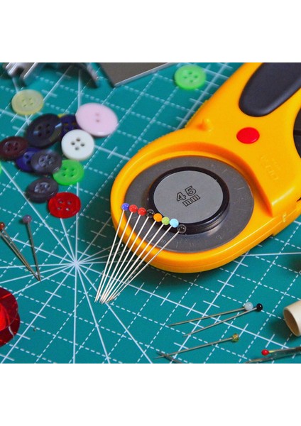 250 Parça Dikiş Pimleri Top Cam Baş Pimleri Terzi Takı Dekorasyonu Için Düz Kapitone Pimleri (Yurt Dışından) fiyatları