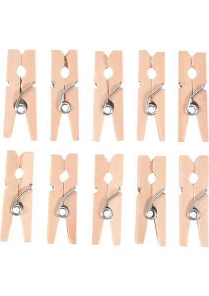 100 Adet/set 25MM Mini Ahşap Klip Doğal Zanaat Pimi Fotoğraf Bebek (Yurt Dışından) fiyatları