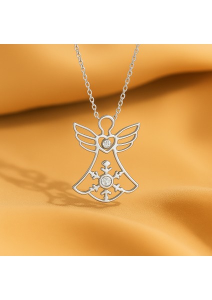 Pırlanta Kar Tanesi Melek Kolye fiyatları