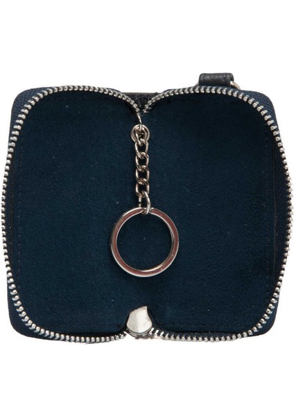 Lacivert Hakiki Deri Unisex Anahtarlık - S1AN00000257-A38 fırsatları