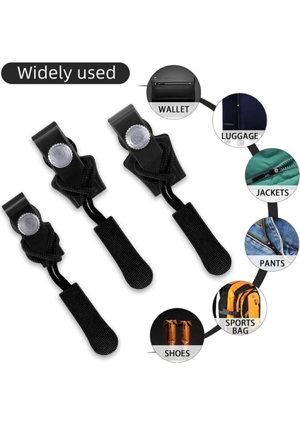 Fermuar Onarım Kiti, 24 Pcs Evrensel Yedek Fermuar Kaydırıcı Fixer Sürgülü Diş Kafası, Anında Fermuar (Yurt Dışından) fırsatları