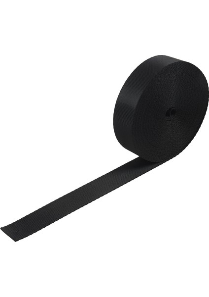 Siyah 10 Metre Naylon Dokuma Bandı Çok Kullanımlı Kayış Çember (25MM) Genişlik (Yurt Dışından) indirimleri