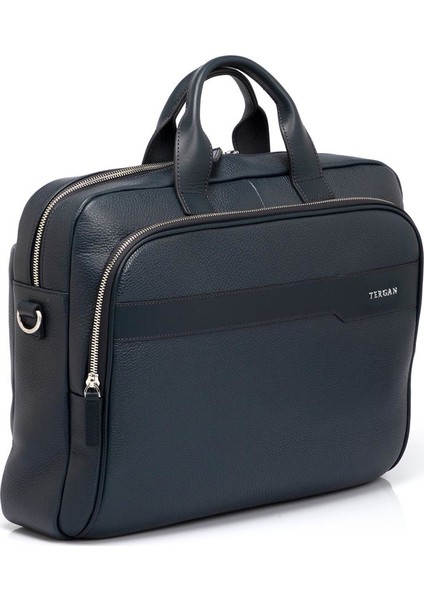 Lacivert Hakiki Deri Erkek Evrak Çantası - S1EV00021411-D6M fiyatları