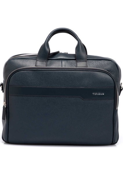 Lacivert Hakiki Deri Erkek Evrak Çantası - S1EV00021411-D6M indirimleri