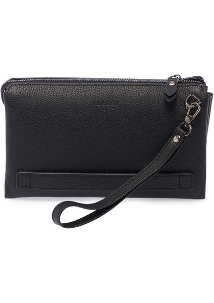 Siyah Hakiki Deri Erkek Portföy Çantası - S1PC00021240-A6F