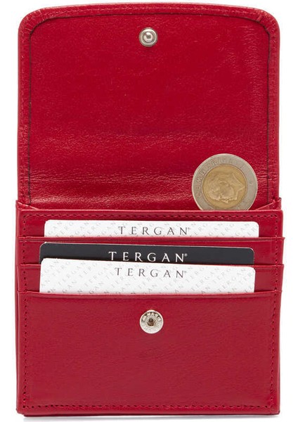 Kırmızı Hakiki Deri Erkek Cüzdan - S1CE00001649-C71