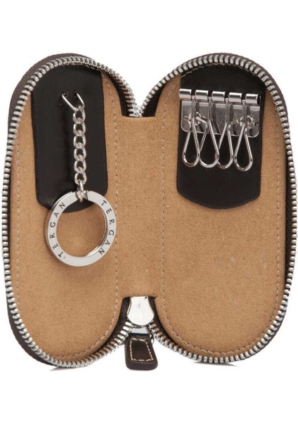 Kahve Hakiki Deri Unisex Anahtarlık - S1AN00000096-A98 fırsatları