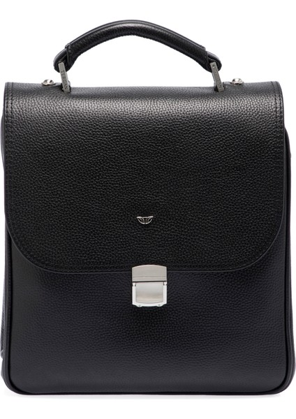 Siyah Hakiki Deri Erkek Portföy Çantası - S1PC00022880-A41