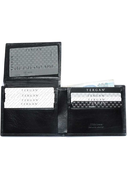 Siyah Hakiki Deri Erkek Cüzdan - S1CE00001502-A97