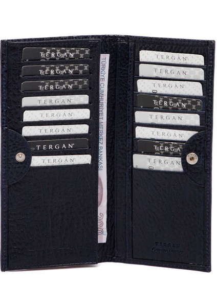 Lacivert Hakiki Deri Erkek Cüzdan - S1CE00001619-P5Y fırsatları