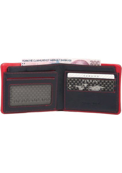 Lacivert Hakiki Deri Erkek Cüzdan - S1CE00001585-G8O fırsatları