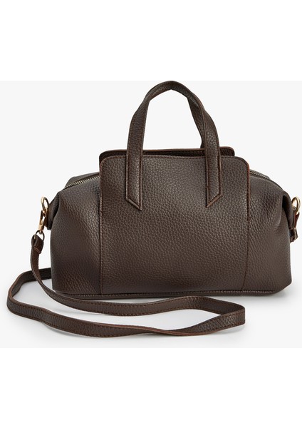 Suni Deri Saplı Askılı Fermuarlı Çapraz Çanta modelleri