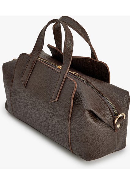 Suni Deri Saplı Askılı Fermuarlı Çapraz Çanta fırsatları