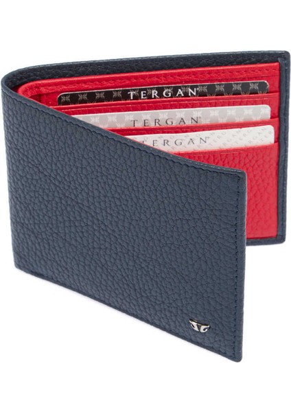 Lacivert Hakiki Deri Erkek Cüzdan - S1CE00001647-N74