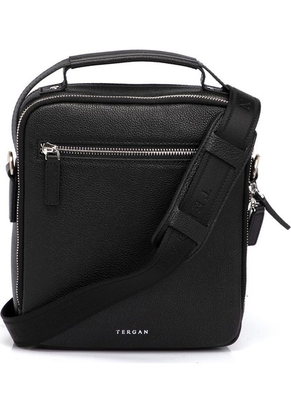 Siyah Hakiki Deri Erkek Çapraz Askılı Çanta - S1AC00021399-A6F fiyatları