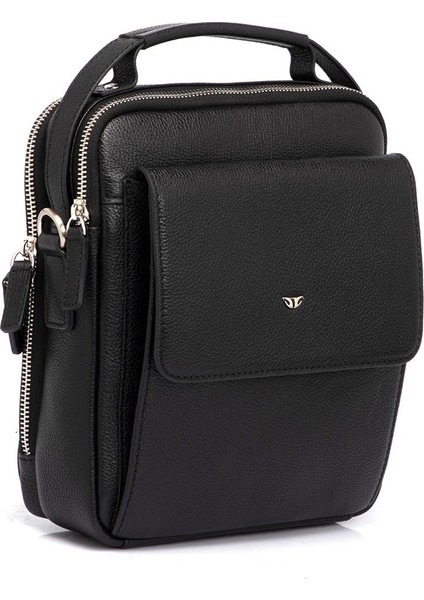 Siyah Hakiki Deri Erkek Çapraz Askılı Çanta - S1AC00021399-A6F modelleri