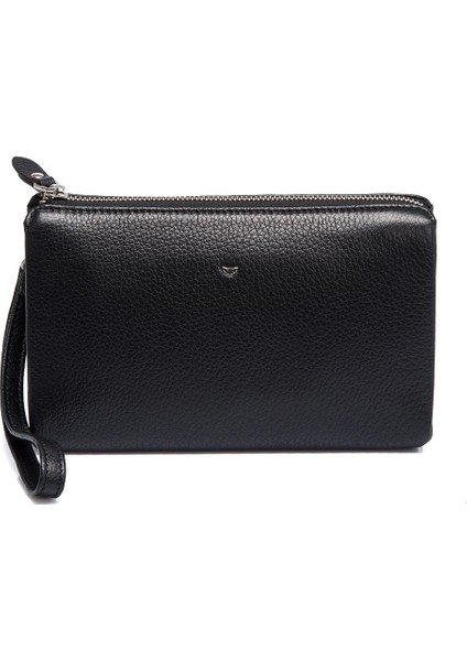 Siyah Hakiki Deri Erkek El Çantası - S1PC00021239-A6F