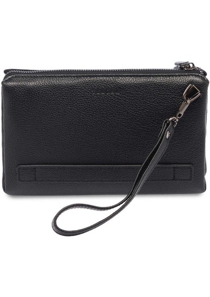 Siyah Hakiki Deri Erkek El Çantası - S1PC00021239-A6F