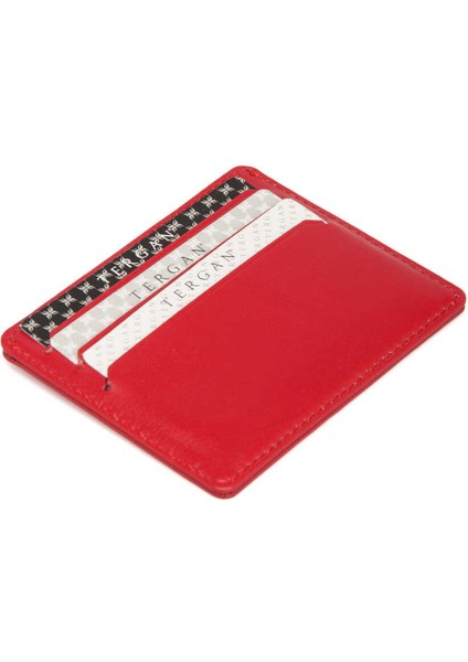 Kırmızı Hakiki Deri Unisex Kredi Kartlık - S1KK00001050-C71 fırsatları