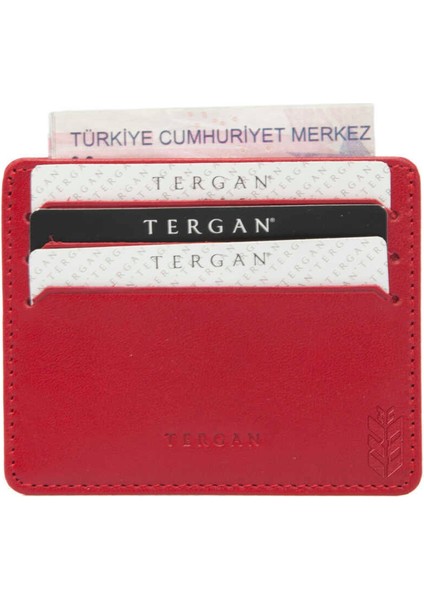 Kırmızı Hakiki Deri Unisex Kredi Kartlık - S1KK00001050-C71 indirimleri
