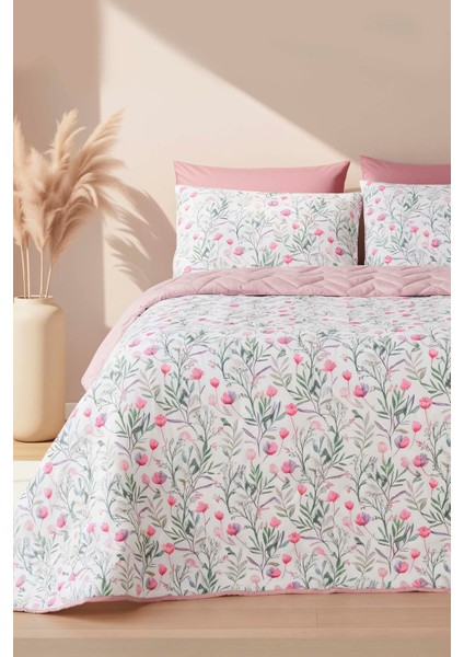 Cherie Çift Kişilik Pamuklu Kapitone Pike & Yatak Örtüsü