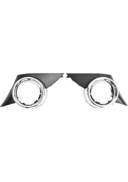 Araba Ön Sis Farları Kapak Peugeot 207 Sport 2006 2007 2008 2009 Hood Frame Sisli Lamba Kapakları Çerçeve Trim (Yurt Dışından)