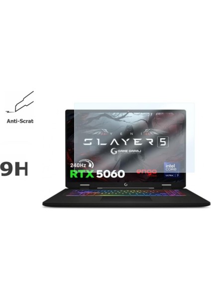 Game Garaj Slayer5 7XL-5060 17 Inç Ekran Koruyucu Nano 16:10 fırsatları