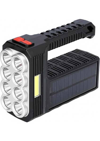 Güneş Enerjili Kamp & Av Feneri Su Geçirmez, Çok Modlu, Cob Yan Işıklı indirimleri