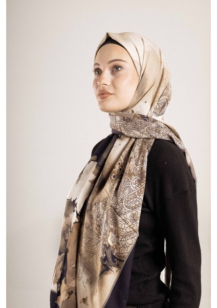 Desenli Pamuk Ipek Şal Desen-1 fırsatları