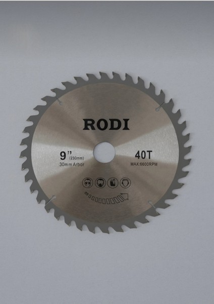 Rodı Ahşap Sunta Kesme Diski 230 mm 40 Diş modelleri