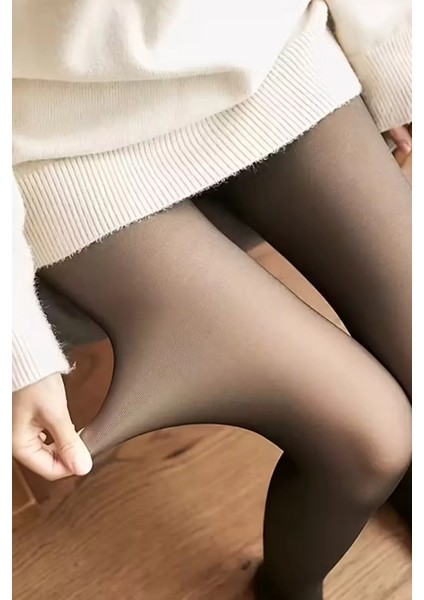 Kadın Içi Polarlı Ten Görünümlü Külotlu Çorap Tayt P-00018708 fiyatları