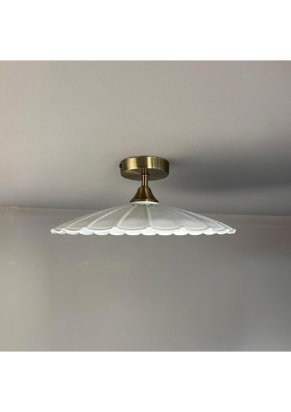 Risso Beyaz Metal Büyük Avize Piramit Plafonyer Başlık Tekli Rustik Cafe Modern Sarkıt Aydınlatma fiyatları