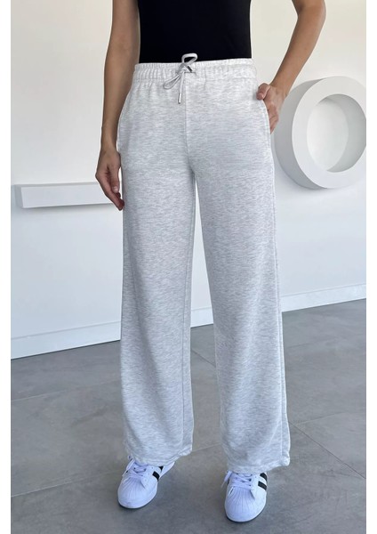 Kadın Bel Lastikli Çift Cepli Palazzo Eşofman Altı P-00018628 modelleri