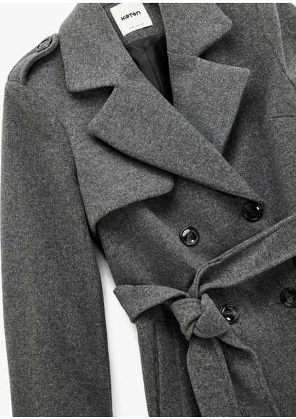 Cepli Uzun Kollu Kemerli Kruvaze Uzun Kaşe Kaban modelleri