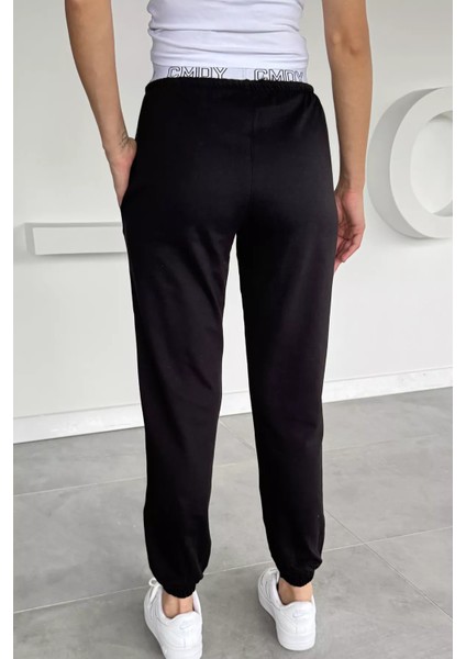 Kadın Bel Baskılı Paça ve Bel Lastikli Çimalı Eşofman Altı P-00018643 fırsatları