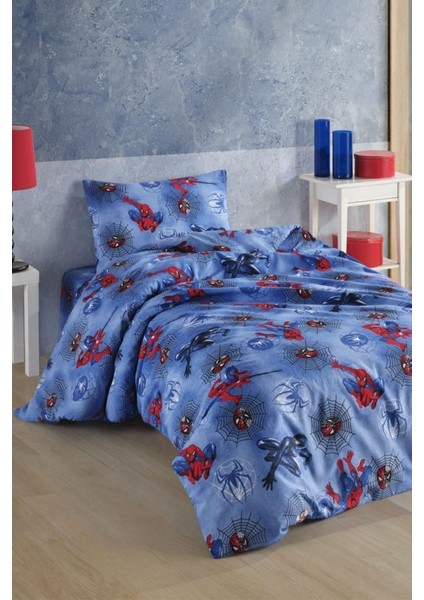 Spiderman Baskılı Tek Kişilik Nevresim Takımı fiyatları