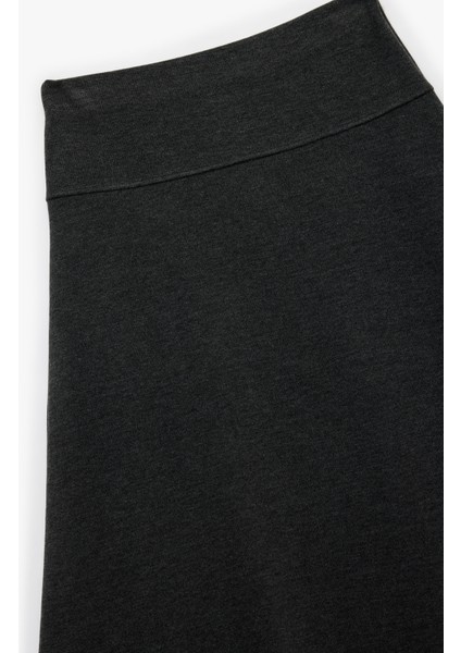 Dikiş Detaylı A Kesim Midi Etek indirimleri