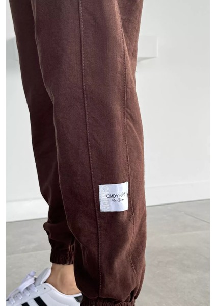 Kadın Amblem Detaylı Bel ve Paça Lastikli Eşofman Altı P-00018644 modelleri