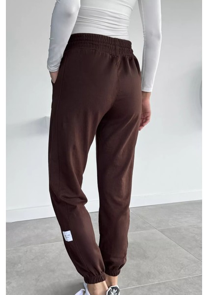 Kadın Amblem Detaylı Bel ve Paça Lastikli Eşofman Altı P-00018644 fırsatları