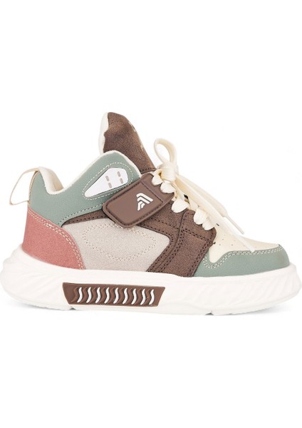 Unisex Çocuk Spor Ayakkabı Ortopedik Bağcıklı Cırtlı Desenli Kaymaz Taban Yürüyüş Sneaker 537