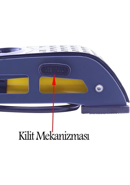 Ayaklı Tipi Hava Pompası Tekli Göstergeli Kilitli Teker Araç Bisiklet Pompası Mft. fırsatları
