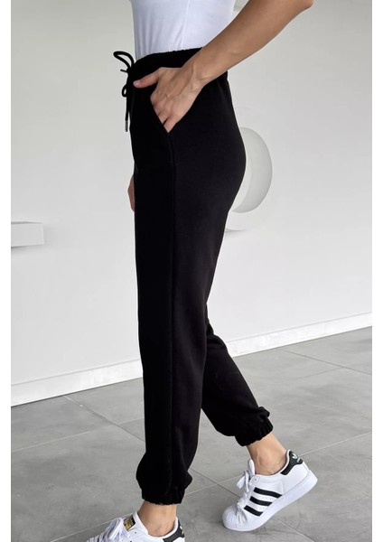 Kadın Bel ve Paça Lastikli Cepli Eşofman Altı P-00018621 modelleri