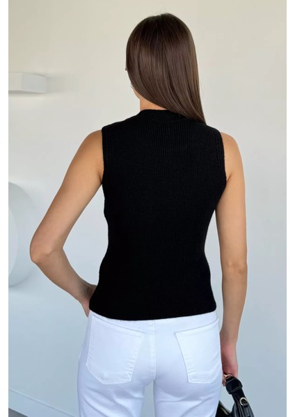 Kadın Gold Düğme Detaylı Triko Bluz P-00018640 fırsatları