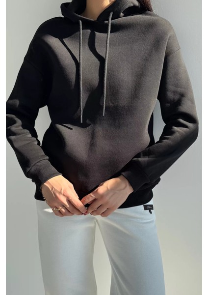 Kadın Kapüşonlu Şardonlu Basic Sweatshirt P-00018607 modelleri
