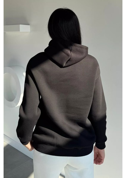 Kadın Kapüşonlu Şardonlu Basic Sweatshirt P-00018607 fırsatları