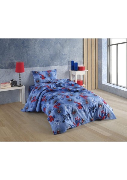 Spiderman Baskılı Tek Kişilik Nevresim Takımı modelleri