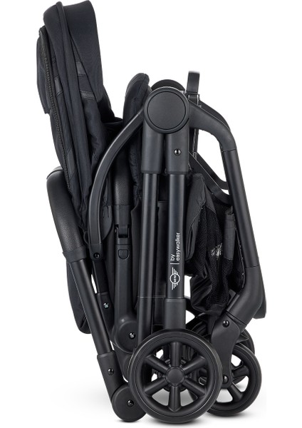 Mını By Easywalker Buggy Turn² Travel Sistem Bebek Arabası Oxford Black - Merkürbebe Guardix Anne Kucağı Siyah