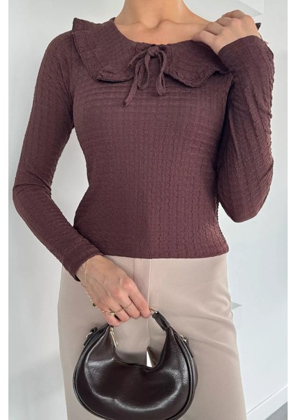 Kadın Bebe Yaka Bağcıklı Bluz P-00018535 modelleri
