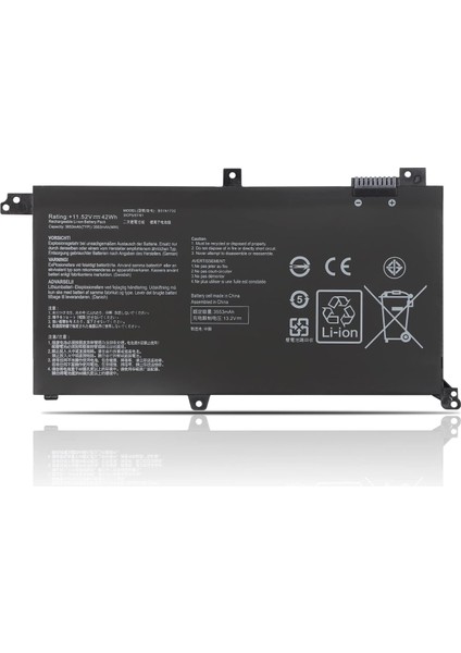Asus X430U, B31N1732 Notebook Bataryası